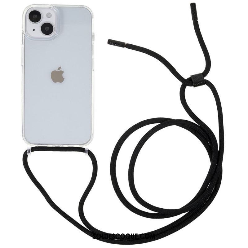 Coque iPhone 14 à Cordon Transparente