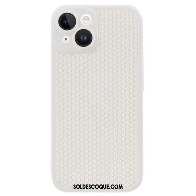 Coque iPhone 15 Plus Nid d'Abeille avec Protecteur Appareil Photo