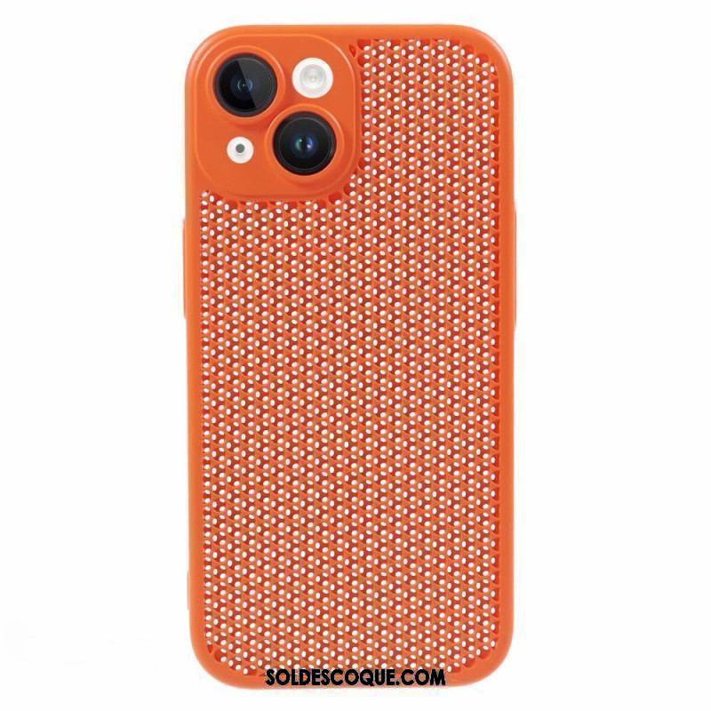 Coque iPhone 15 Plus Nid d'Abeille avec Protecteur Appareil Photo