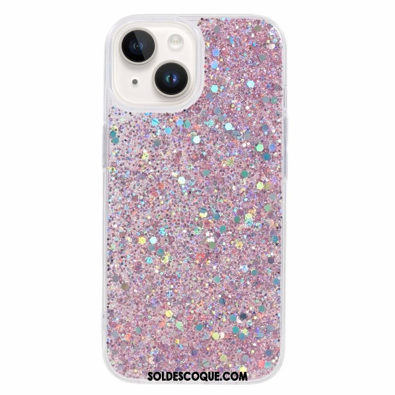 Coque iPhone 15 Plus Paillettes