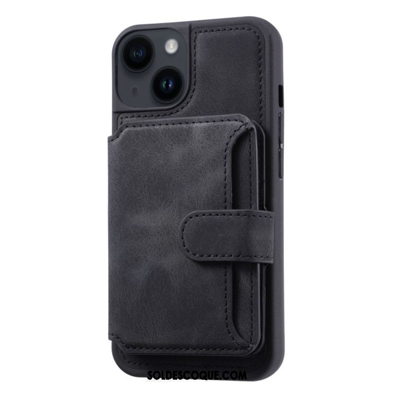 Coque iPhone 15 Plus Porte-Cartes RFID Support