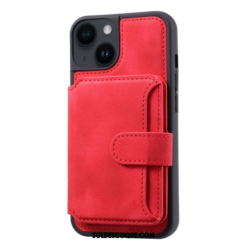 Coque iPhone 15 Plus Porte-Cartes RFID Support