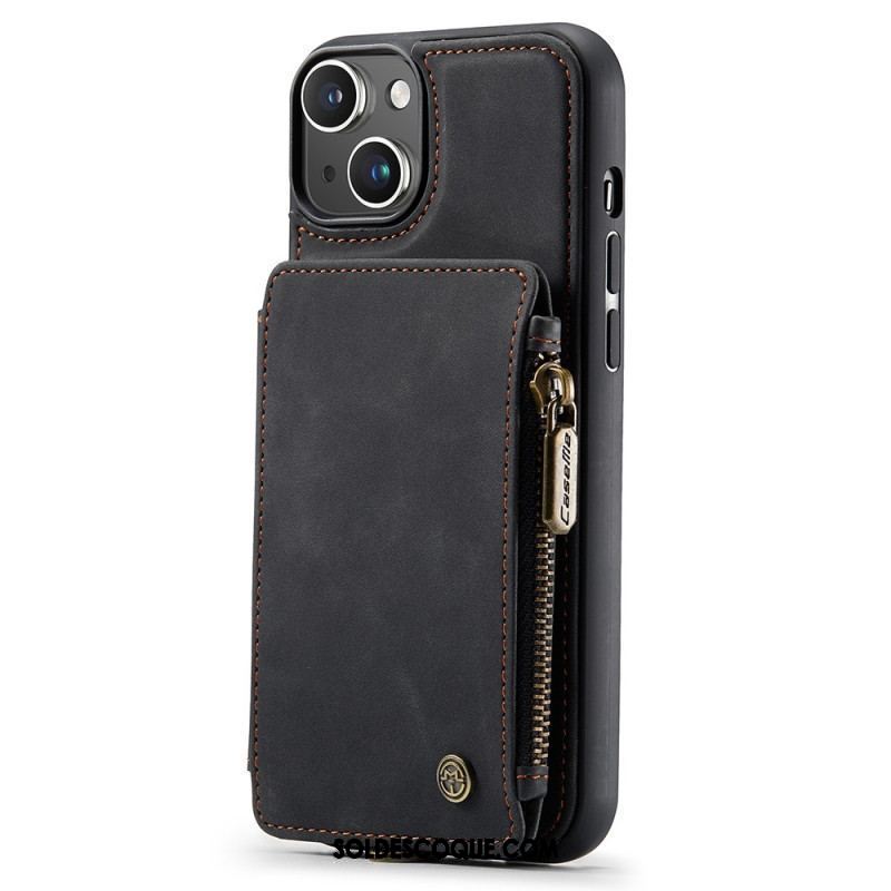 Coque iPhone 15 Plus Style Portefeuille CASEME