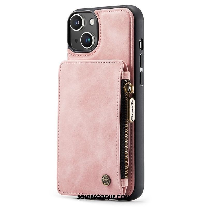 Coque iPhone 15 Plus Style Portefeuille CASEME