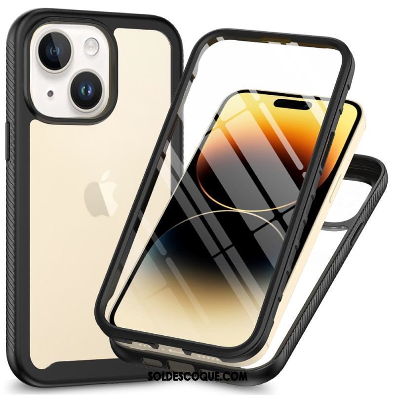 Coque iPhone 15 Plus Transparente avec Film pour Écran