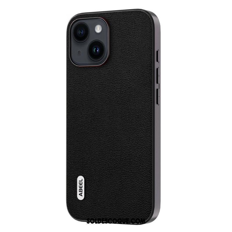 Coque iPhone 15 Plus Véritable Cuir ABEEL