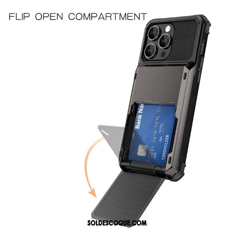 Coque iPhone 15 Porte-Carte Style Flip