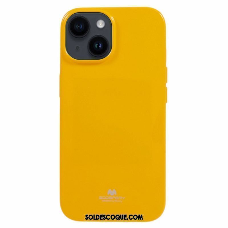 Coque iPhone 15 Poudre Paillettes Mercury Goospery