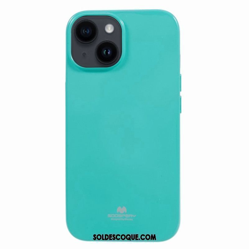 Coque iPhone 15 Poudre Paillettes Mercury Goospery