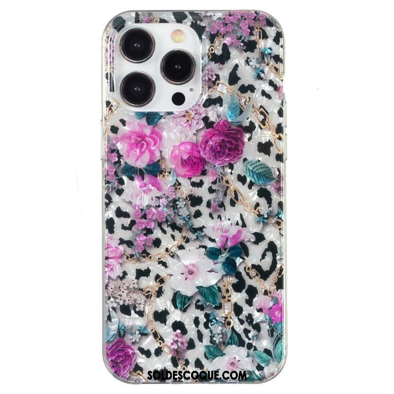 Coque iPhone 15 Pro Florale