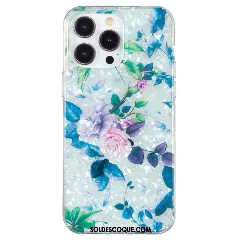 Coque iPhone 15 Pro Florale