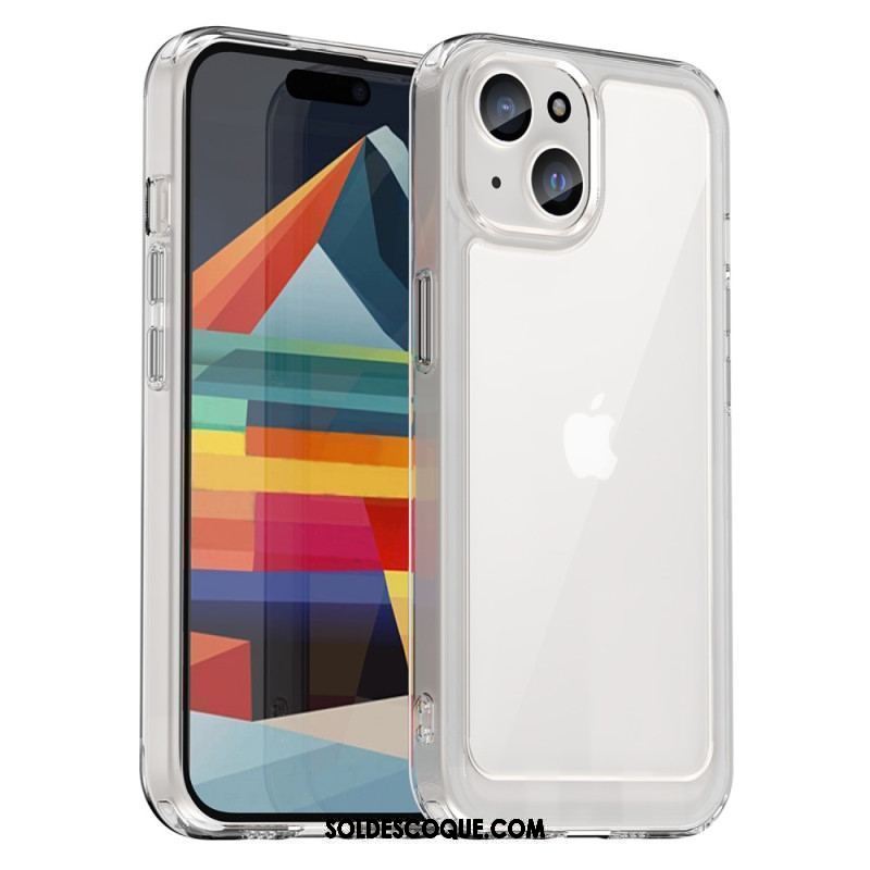 Coque iPhone 15 Transparente Rebords Silicone