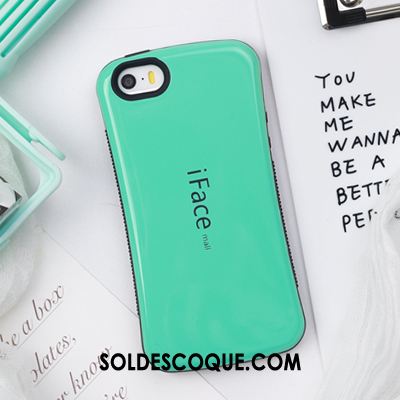 Coque iPhone 5 / 5s Amoureux Silicone Incassable Tout Compris Bleu Pas Cher