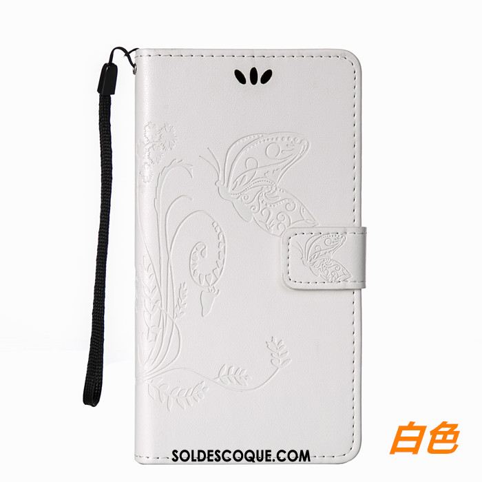 Coque iPhone 5 / 5s Blanc Incassable Étui Silicone Étui En Cuir En Vente