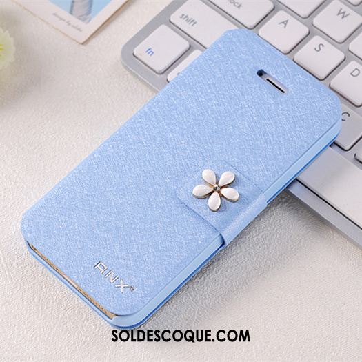 Coque iPhone 5 / 5s Bleu Étui En Cuir Très Mince Incassable Protection En Vente