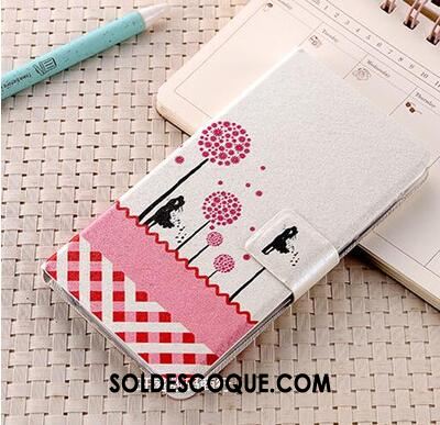 Coque iPhone 5 / 5s Clamshell Téléphone Portable Protection Étui En Cuir Rose France