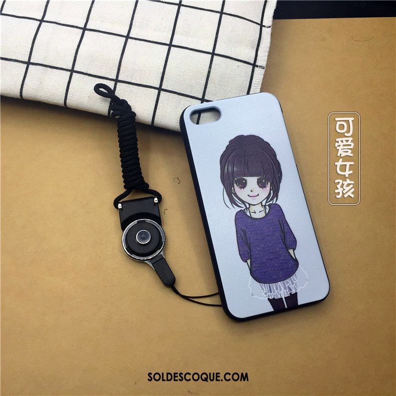 Coque iPhone 5 / 5s Fluide Doux Dessin Animé Étui Incassable Protection Pas Cher