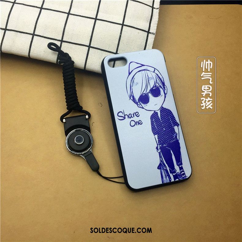 Coque iPhone 5 / 5s Fluide Doux Dessin Animé Étui Incassable Protection Pas Cher