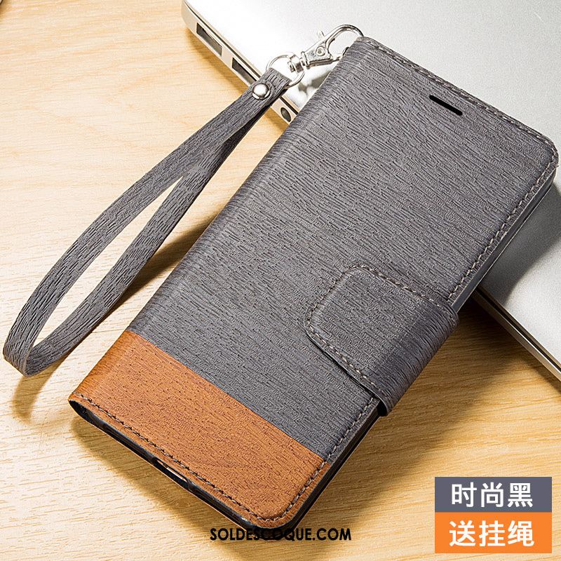 Coque iPhone 5 / 5s Fluide Doux Gris Incassable Étui En Cuir Téléphone Portable Pas Cher