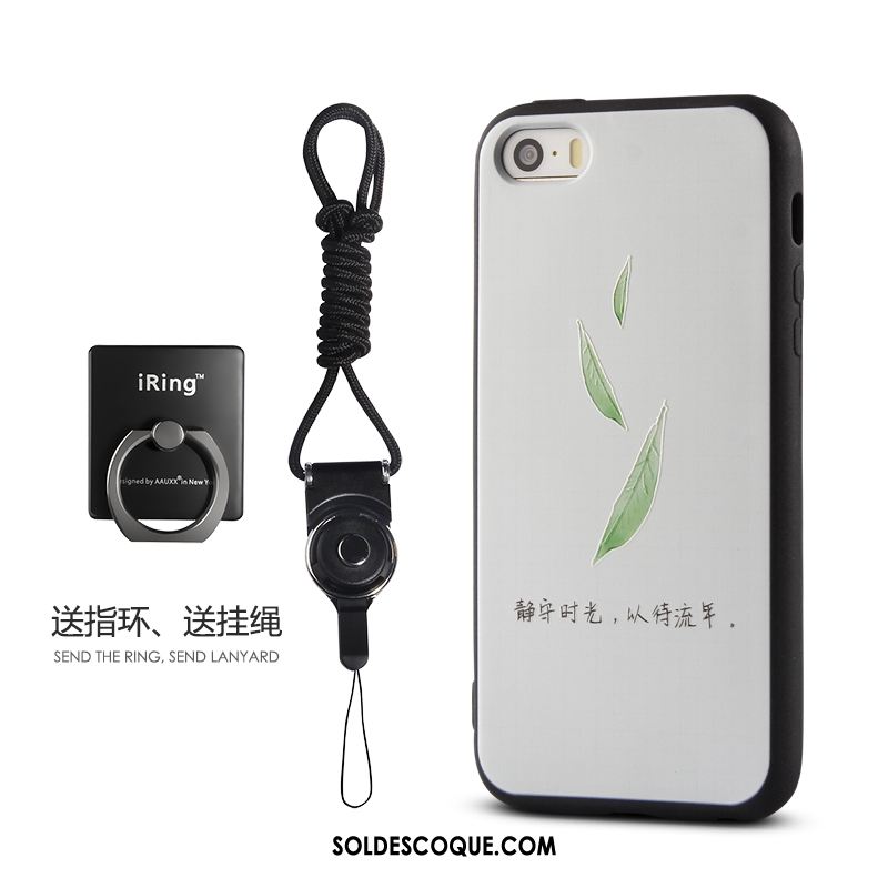 Coque iPhone 5 / 5s Incassable Étui Téléphone Portable Gaufrage Dimensionnel Soldes