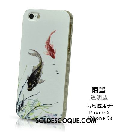 Coque iPhone 5 / 5s Protection Blanc Frais Téléphone Portable Incassable Pas Cher