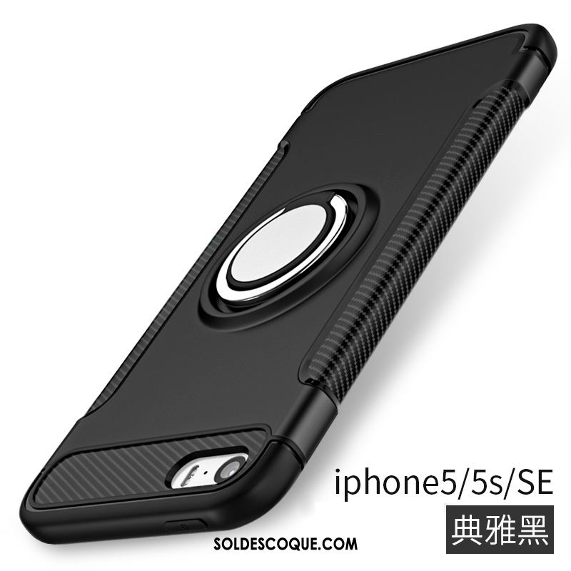 Coque iPhone 5 / 5s Protection Fluide Doux Anneau Étui Incassable Housse En Ligne