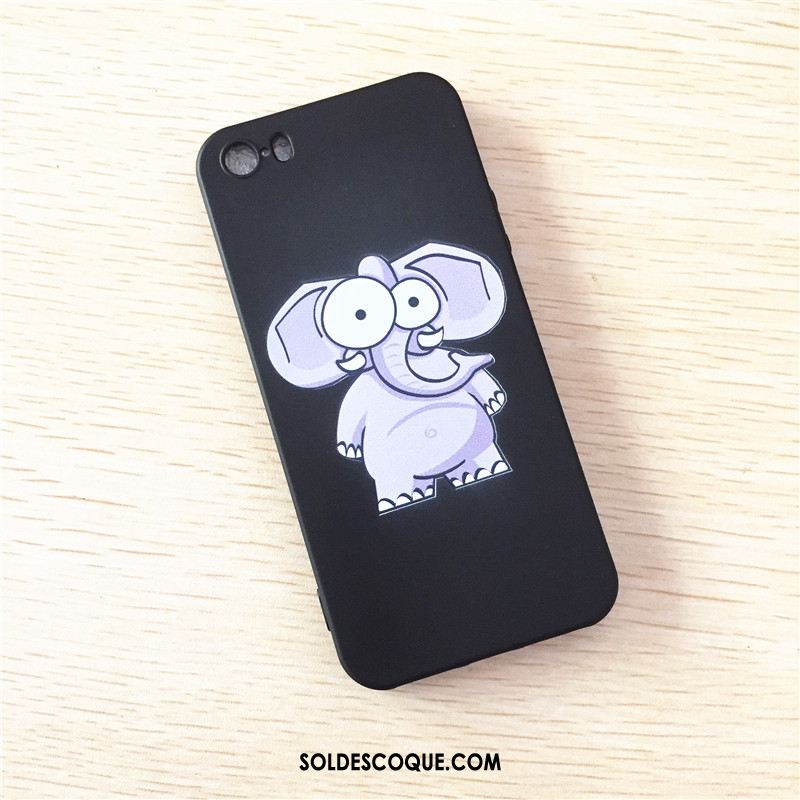 Coque iPhone 5 / 5s Protection Incassable Silicone Délavé En Daim Personnalité Housse En Vente