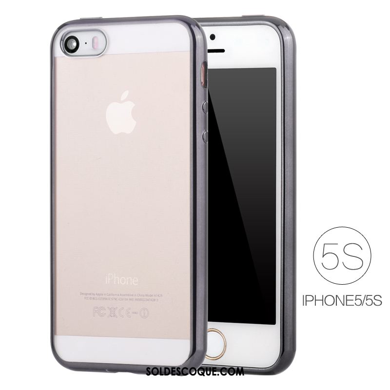 Coque iPhone 5 / 5s Protection Très Mince Silicone Étui Transparent Pas Cher