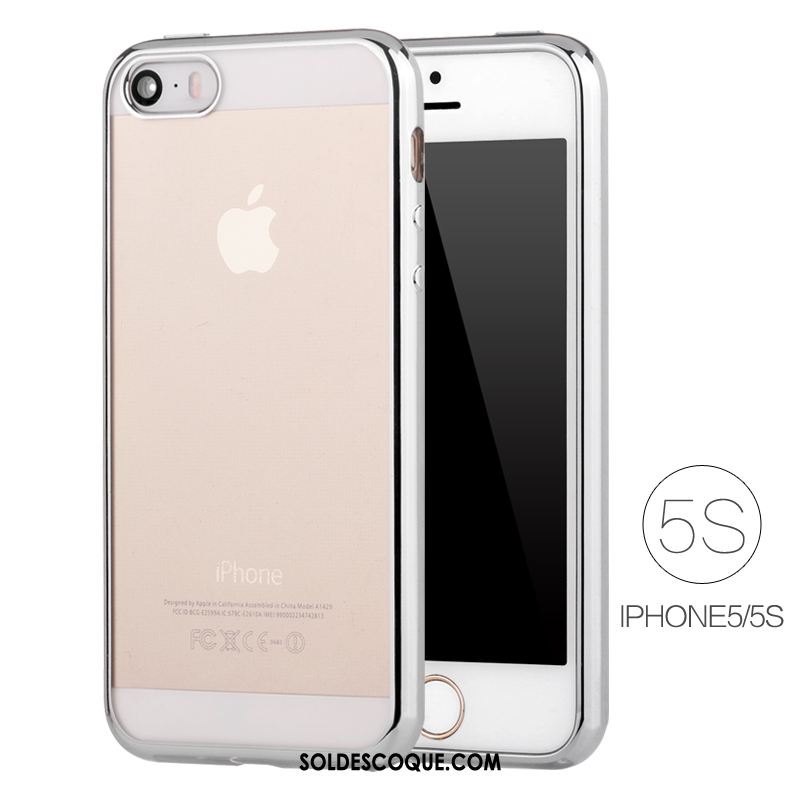 Coque iPhone 5 / 5s Protection Très Mince Silicone Étui Transparent Pas Cher