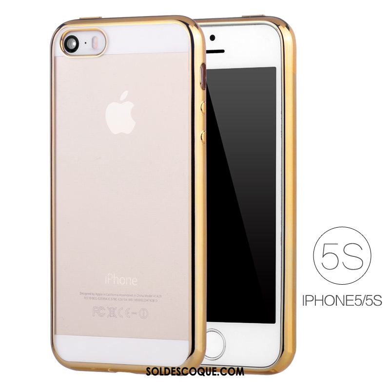 Coque iPhone 5 / 5s Protection Très Mince Silicone Étui Transparent Pas Cher