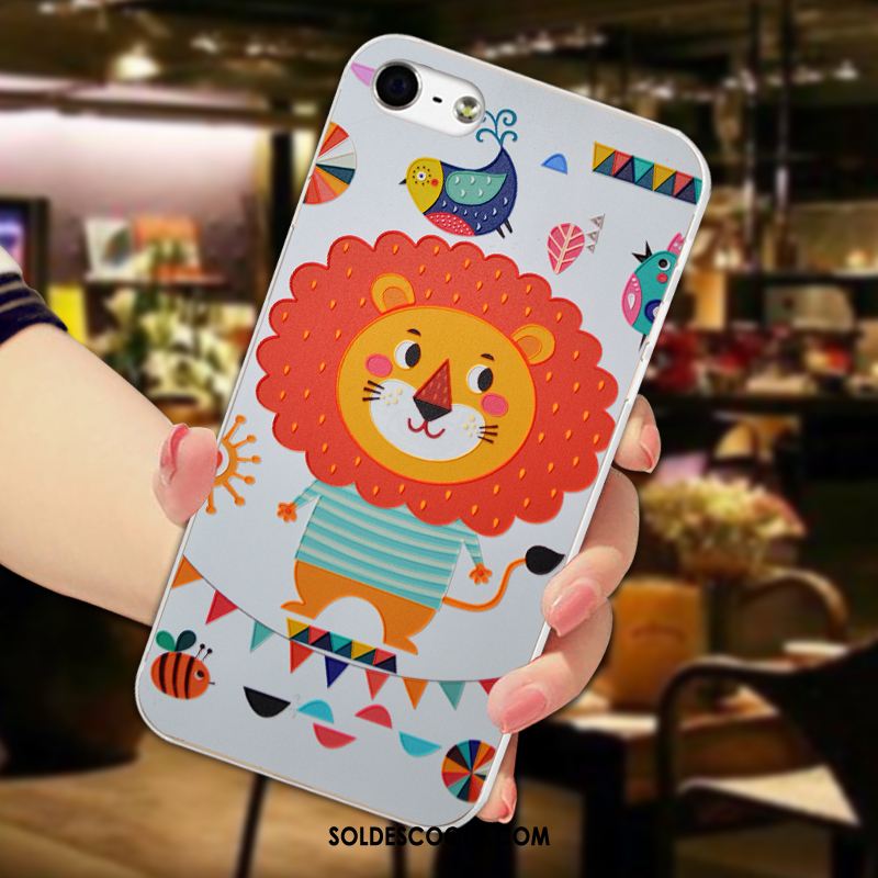 Coque iPhone 5 / 5s Silicone Dessin Animé Étui Gaufrage Incassable En Ligne