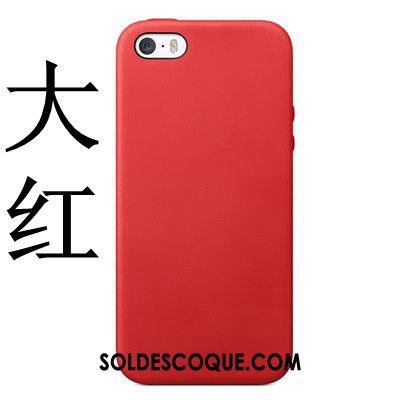 Coque iPhone 5 / 5s Tout Compris Rose Étui En Cuir Mesh Protection France