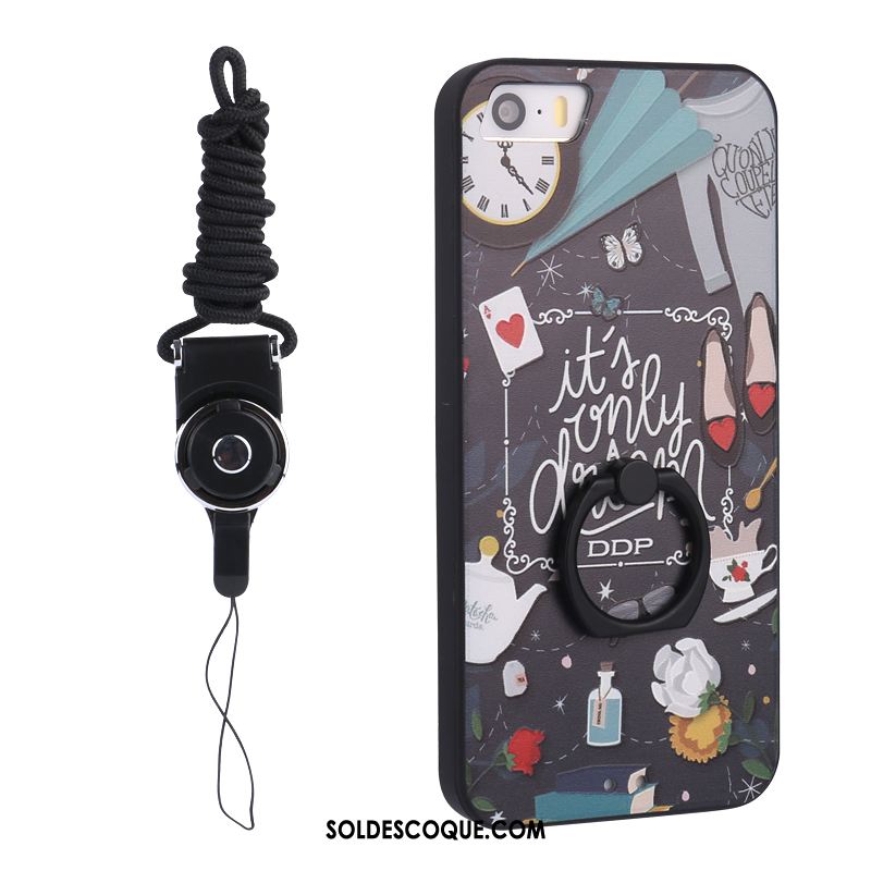 Coque iPhone 5 / 5s Téléphone Portable Anneau Tout Compris Boucle Incassable En Vente