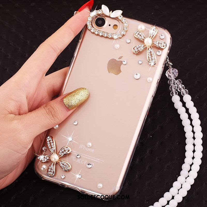 Coque iPhone 5c Frais Strass Incassable Silicone Protection En Vente