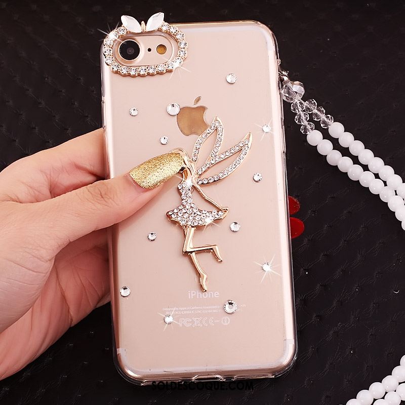 Coque iPhone 5c Frais Strass Incassable Silicone Protection En Vente