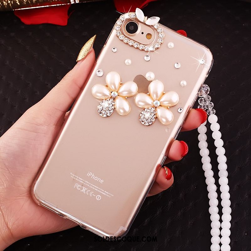 Coque iPhone 5c Frais Strass Incassable Silicone Protection En Vente