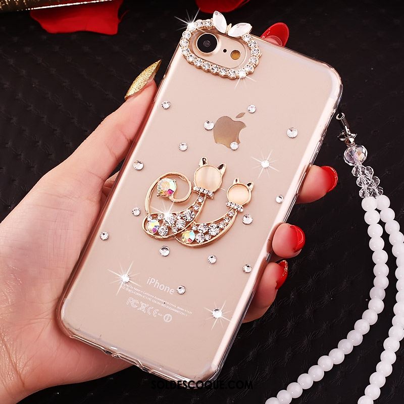 Coque iPhone 5c Frais Strass Incassable Silicone Protection En Vente