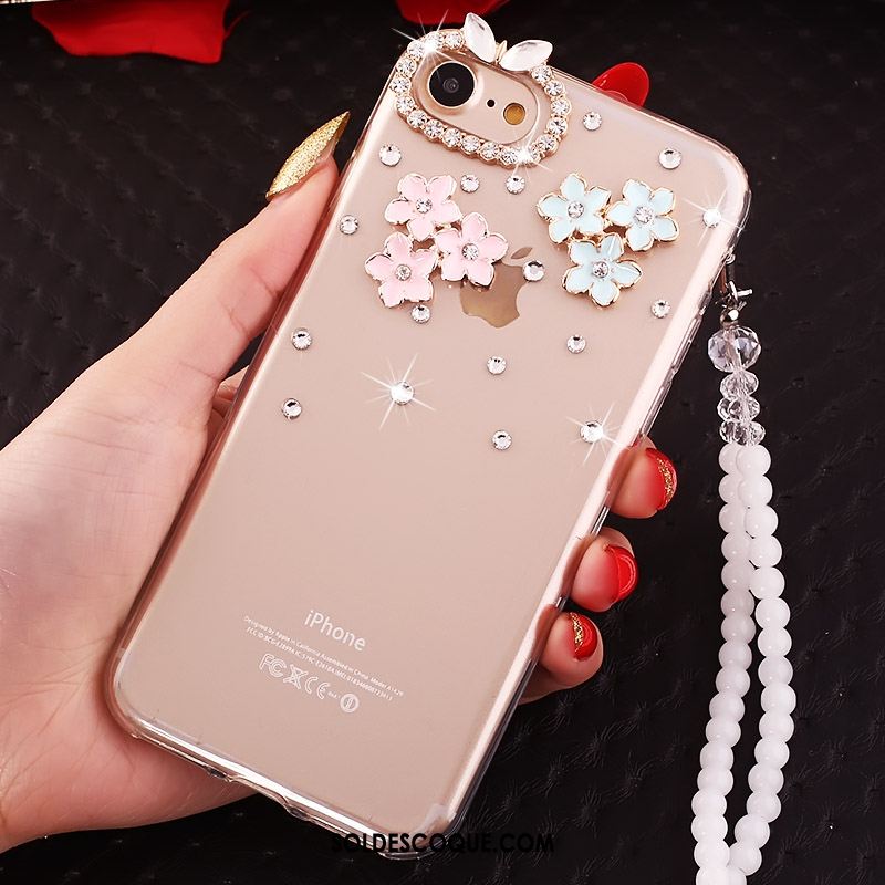 Coque iPhone 5c Frais Strass Incassable Silicone Protection En Vente