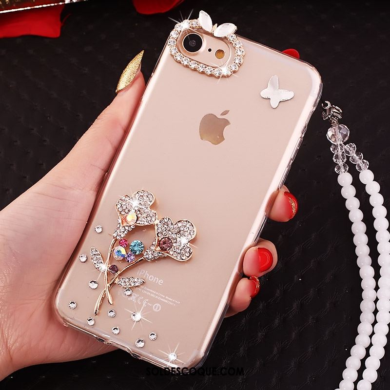 Coque iPhone 5c Frais Strass Incassable Silicone Protection En Vente