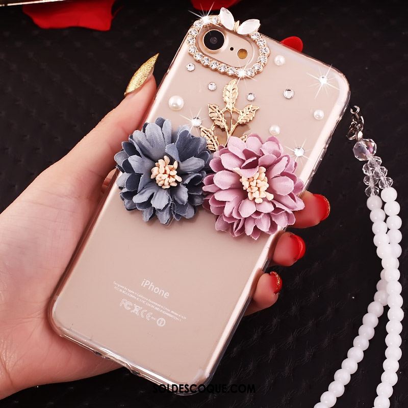 Coque iPhone 5c Frais Strass Incassable Silicone Protection En Vente