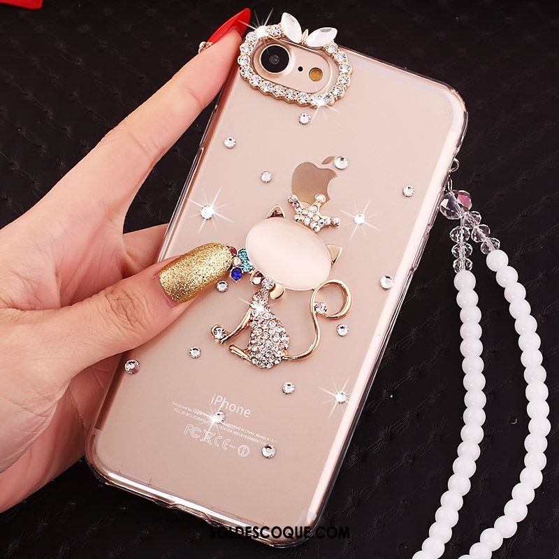 Coque iPhone 5c Frais Strass Incassable Silicone Protection En Vente