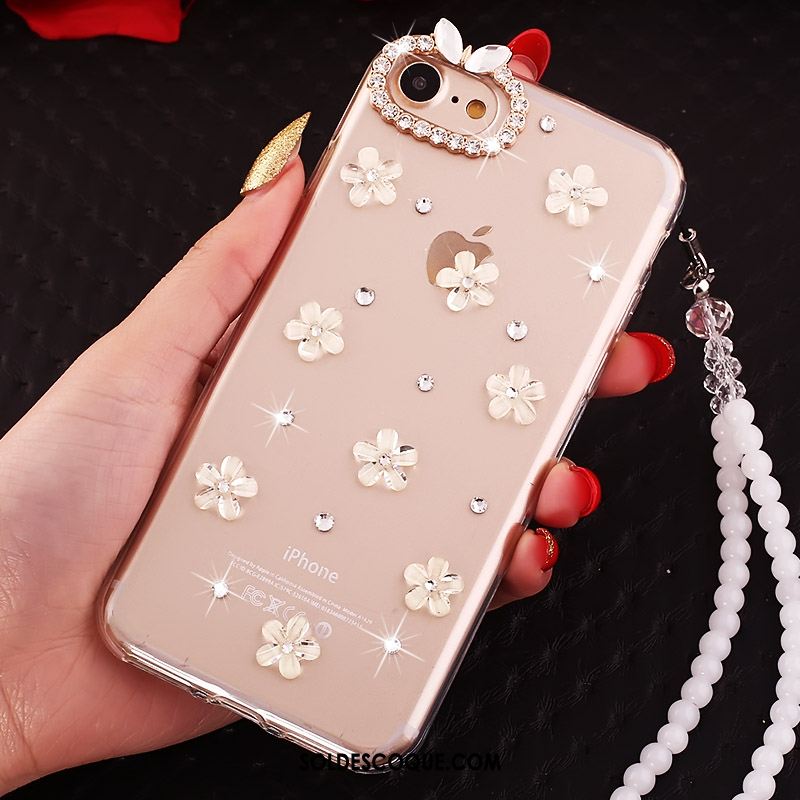 Coque iPhone 5c Frais Strass Incassable Silicone Protection En Vente