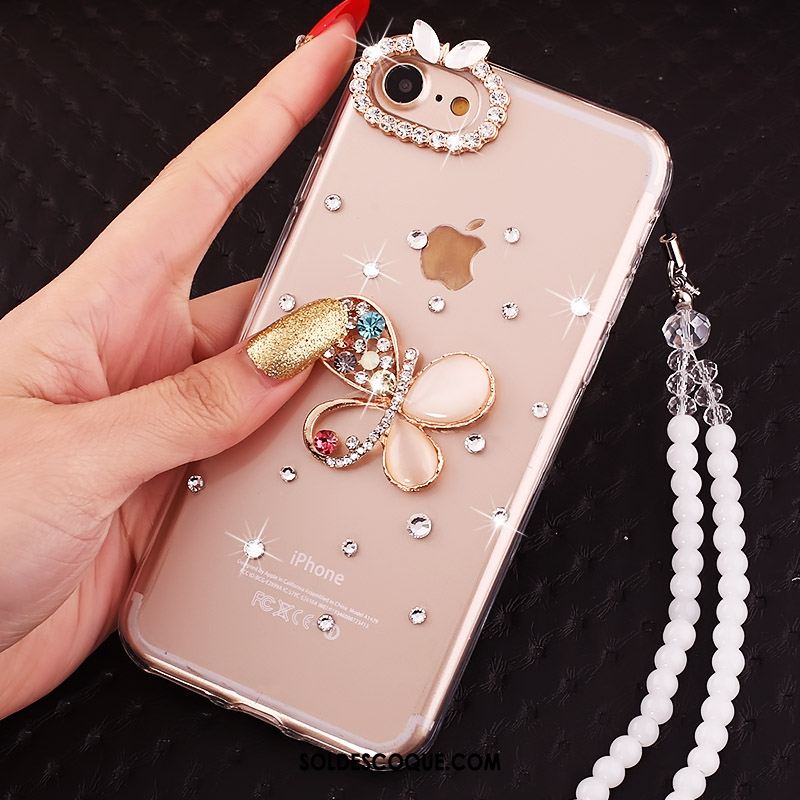 Coque iPhone 5c Frais Strass Incassable Silicone Protection En Vente