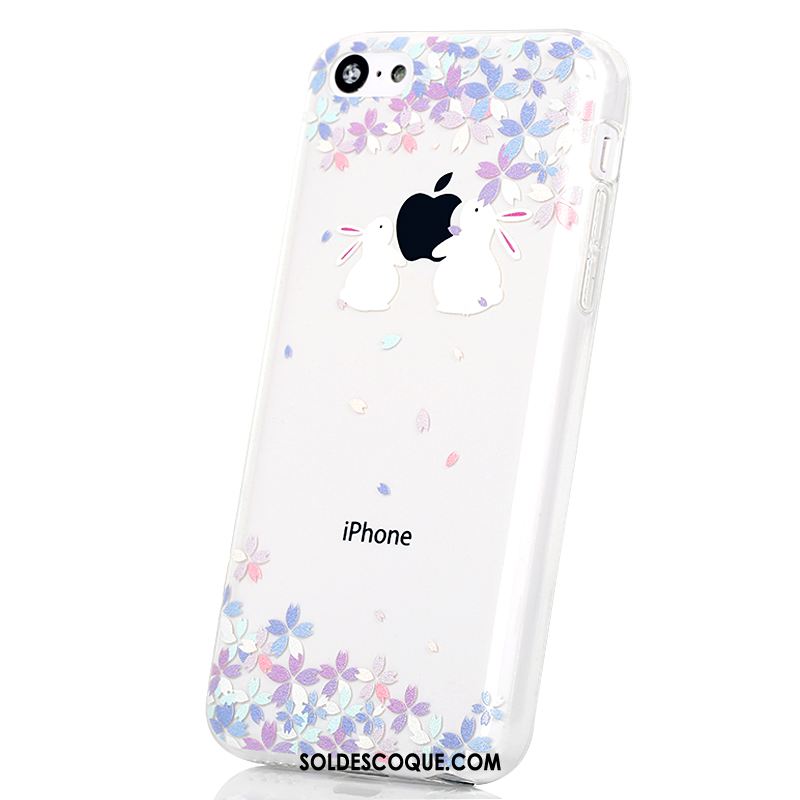 Coque iPhone 5c Incassable Créatif Étui Blanc Dessin Animé En Vente