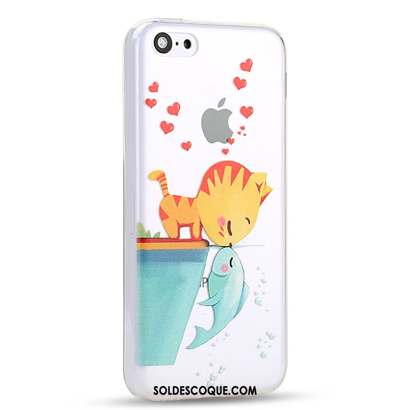 Coque iPhone 5c Incassable Créatif Étui Blanc Dessin Animé En Vente