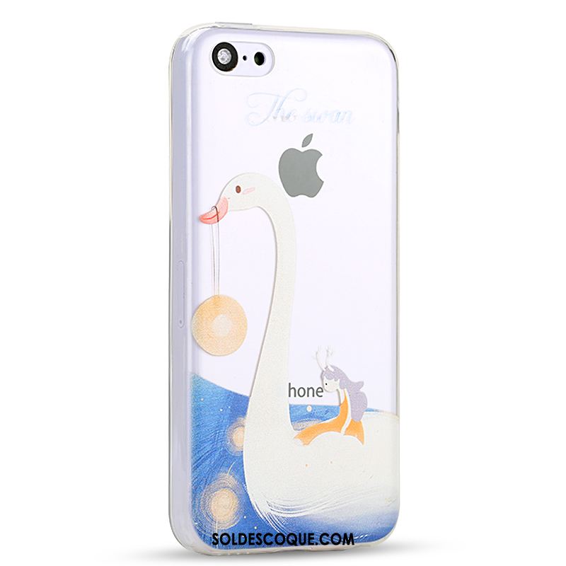 Coque iPhone 5c Incassable Créatif Étui Blanc Dessin Animé En Vente