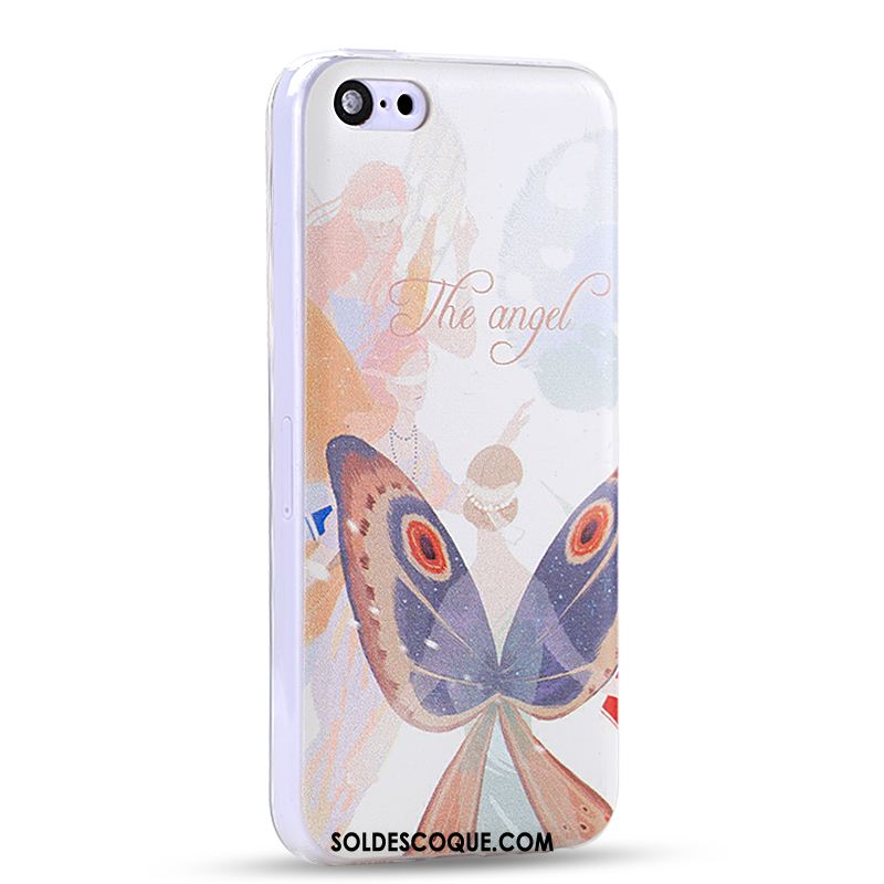 Coque iPhone 5c Incassable Créatif Étui Blanc Dessin Animé En Vente