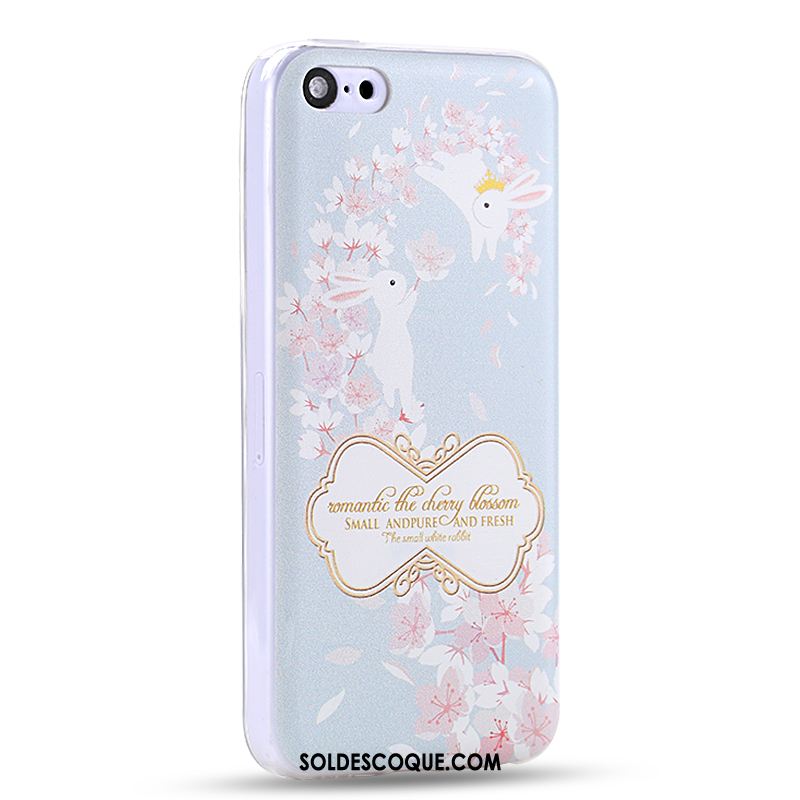 Coque iPhone 5c Incassable Créatif Étui Blanc Dessin Animé En Vente