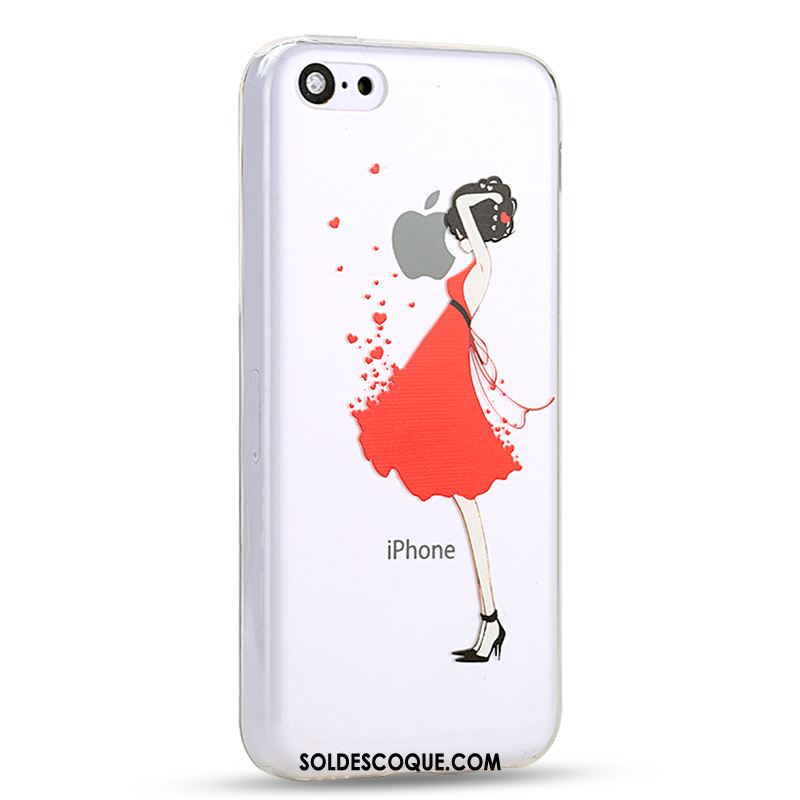 Coque iPhone 5c Incassable Créatif Étui Blanc Dessin Animé En Vente