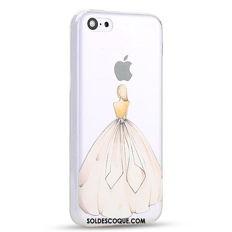 Coque iPhone 5c Incassable Créatif Étui Blanc Dessin Animé En Vente